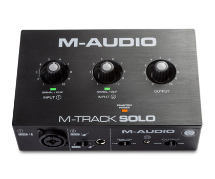 Interfejsy audio M-Audio M-Track SOLO - Interfejs Audio USB